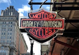 Bourbon Street Harley-Davidson Entrance
